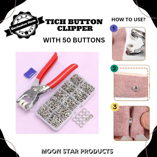 Pliers Button Presser Tool For Stuff Clothes